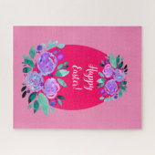 Happy Pawaterverf florroze ei Legpuzzel (Horizontaal)