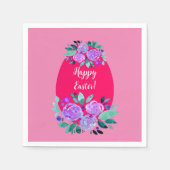 Happy Pawaterverf florroze ei Servet (Voorkant)