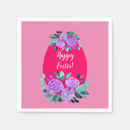 Happy Pawaterverf florroze ei Servet