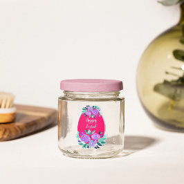 Happy Pawaterverf florroze ei Sticker