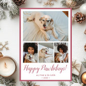 Happy Pawholidays 4 foto Feestdagenkaart