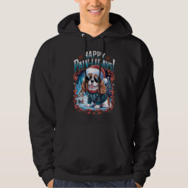 Happy Pawholidays Cavalier King Charles Spaniel Xm Hoodie