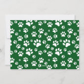 Happy Pawholidays foto Feestdagenkaart (Achterkant)