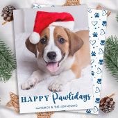 Happy Pawholidays Gepersonaliseerde Schattigee Pet Feestdagenkaart