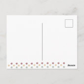 Happy Pawholidays Hondenontwerp- Sheltie Briefkaart (Achterkant)