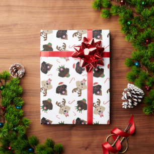 Happy Pawholidays Labrador Retriever Honden Cadeaupapier