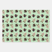 Happy Pawholidays Labrador Retriever Honden Inpakpapier Vel (Voorkant 2)