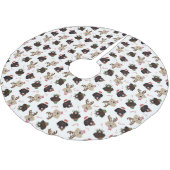 Happy Pawholidays Labrador Retriever Honden Kerstboom Rok (Gekanteld)