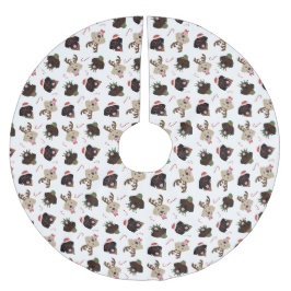 Happy Pawholidays Labrador Retriever Honden Kerstboom Rok