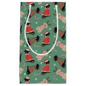 Happy Pawholidays Labrador Retriever Honden Klein Cadeauzakje (Voorkant)