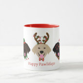 Happy Pawholidays Labrador Retriever Honden Mok (Midden)