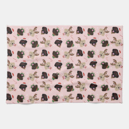 Happy Pawholidays Labrador Retriever Honden Theedoek