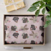 Happy Pawholidays Labrador Retriever Honden Tissuepapier (Geschenk)