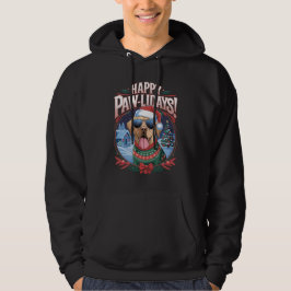 Happy Pawholidays Labrador Vrolijke Kerst Feestdag Hoodie