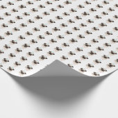Happy Pawlidays Bah Hum-pug Cadeaupapier (Hoek)