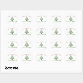 happy pawlidays copy1 ronde sticker (Vel)