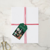 Happy Pawlidays Cute Kersthonden Cadeaulabel (Met Touw)