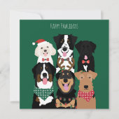 Happy Pawlidays Cute Kerstmis (Voorkant)