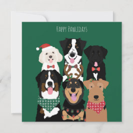 Happy Pawlidays Cute Kerstmis