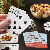 Happy Pawlidays Dog kerstboom Pokerkaarten (Insitu)