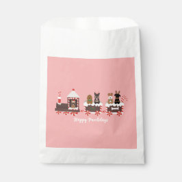 Happy Pawlidays Dog kerstvakantietrein Bedankzakje