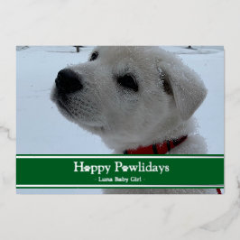 Happy Pawlidays Folie Feestdagenkaart