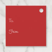 Happy Pawlidays French Bulldogs kerststal Stocking Bedankjes Labels (Achterkant)