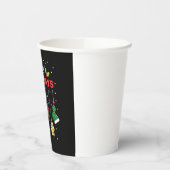 Happy Pawlidays Funny Christmas Dog Paw Xmas Dogs  Papieren Bekers (Links)