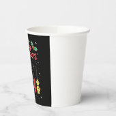 Happy Pawlidays Funny Christmas Dog Paw Xmas Dogs Papieren Bekers (Links)