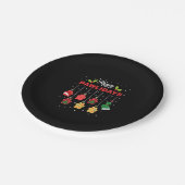 Happy Pawlidays Funny Christmas Dog Paw Xmas Dogs Papieren Bordje (Gekanteld)