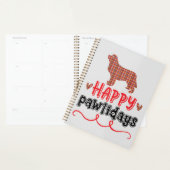 Happy Pawlidays | Funny Word Pun Planner (Display)