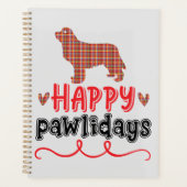 Happy Pawlidays | Funny Word Pun Planner (Voorkant)