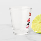 Happy Pawlidays | Funny Word Pun Shot Glas (Links)