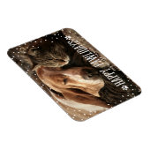 Happy Pawlidays | Holiday Photo Magnet Magneet (Rechterzijde)