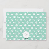 Happy Pawlidays Hondenliefhebber van het Manuscrip Feestdagenkaart (Achterkant)