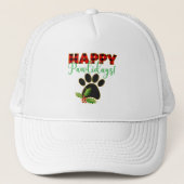 Happy Pawlidays | Kerstcadeau voor Hondenliefhebbe Trucker Pet (Voorkant)
