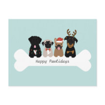 Happy Pawlidays Kersthonden