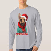 Happy Pawlidays Kerstmis T-Shirt, breid de BMC uit T-shirt (Voorkant)