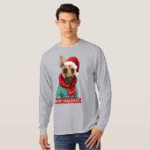 Happy Pawlidays Kerstmis T-Shirt, breid de BMC uit T-shirt (Voorkant volledig)
