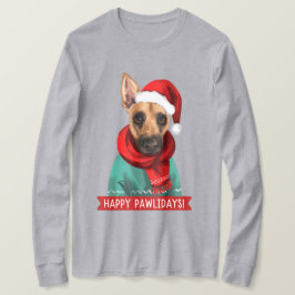 Happy Pawlidays Kerstmis T-Shirt, breid de BMC uit T-shirt