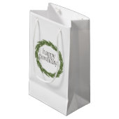 Happy Pawlidays Klein Cadeauzakje (Voorkant Gekanteld)