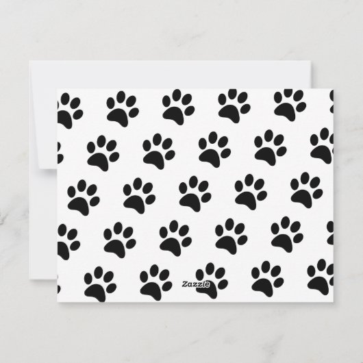 Happy Pawlidays Pet Photo met kerstkaart (Achterkant)