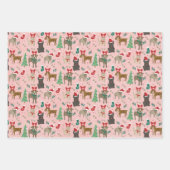 Happy Pawlidays Verpakkingspapier Inpakpapier Vel (Voorkant 2)