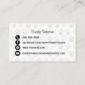 Happy Paws Custom Visitekaartje (Achterkant)