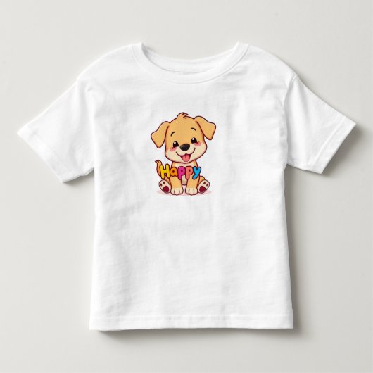 Happy Paws Puppy Kinder Shirts (Voorkant)