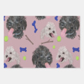 Happy Paws Wrapping Paper trio (Voorkant)