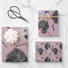 Happy Paws Wrapping Paper trio