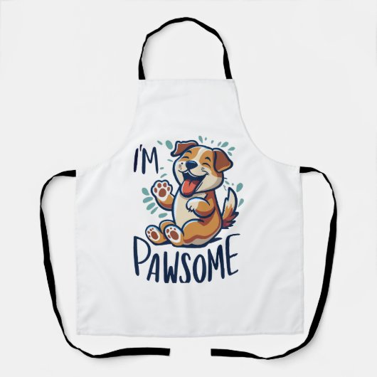 Happy pawsome hond Classic T-Shirt Schort (Voorkant)