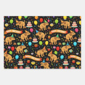 Happy Pawty Dog Party Inpakpapier Vel (Voorkant 3)