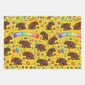 Happy Pawty Dog Party Inpakpapier Vel (Voorkant 2)